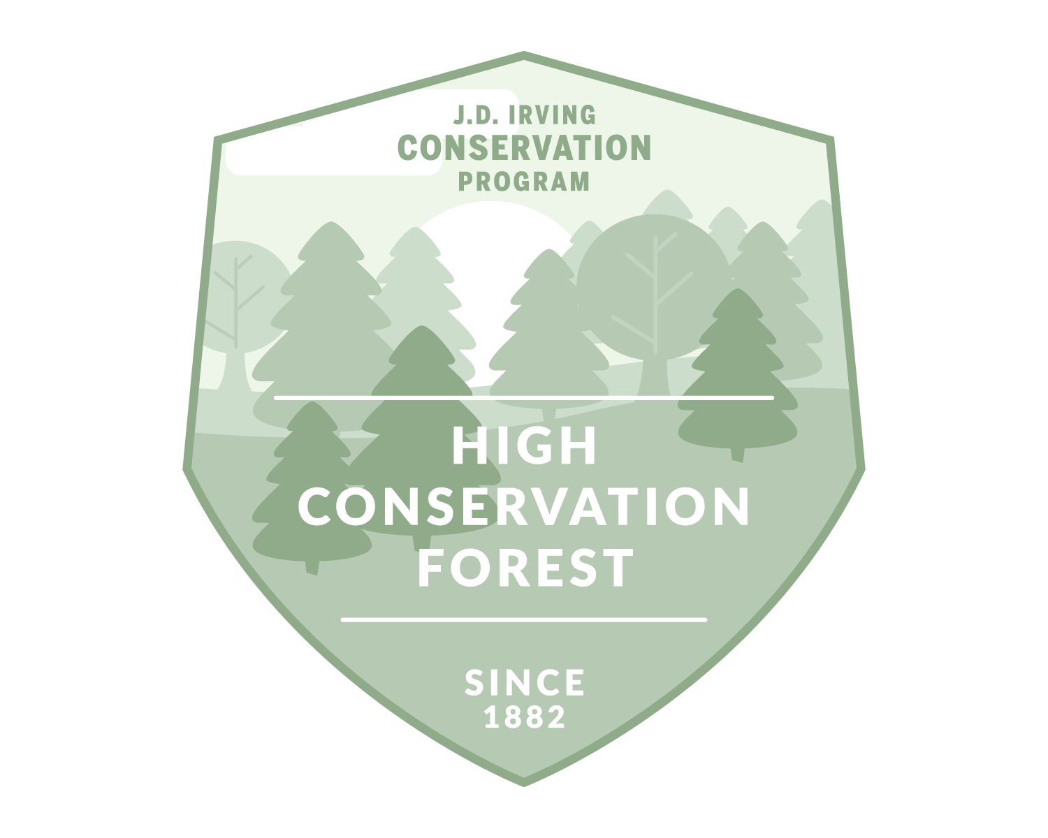 high conservation forest icon