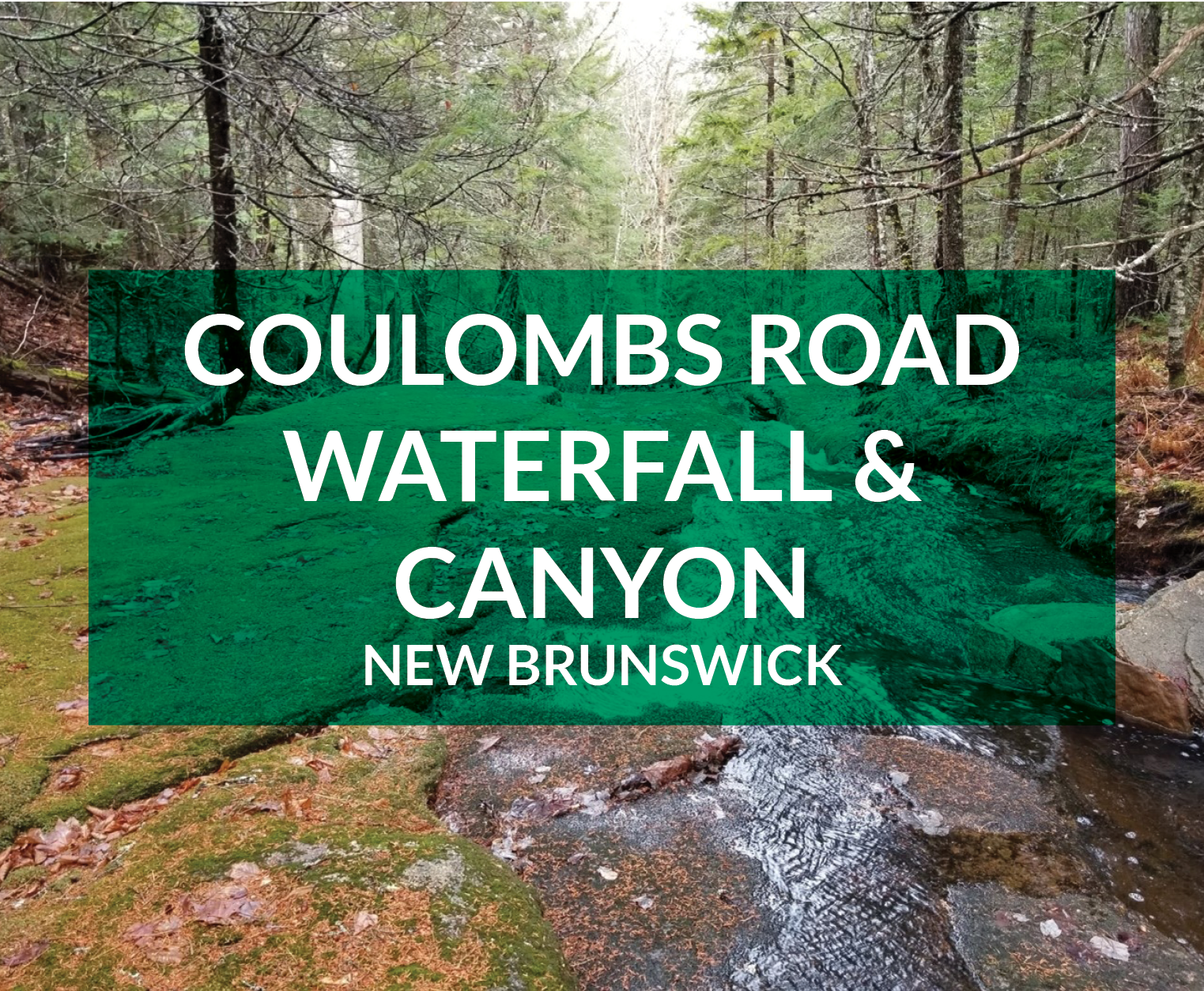 coulombs road waterfall & canyon